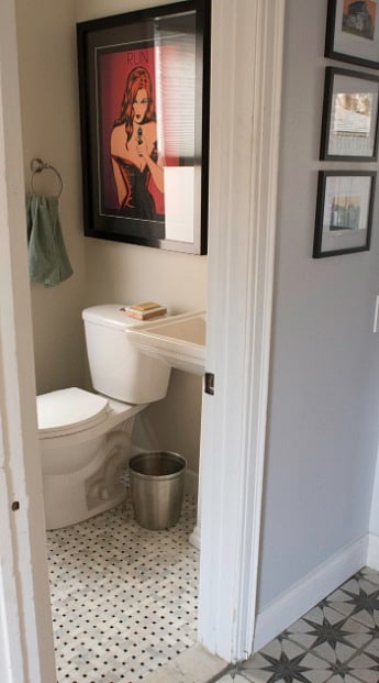 `1/2 bath downstairs