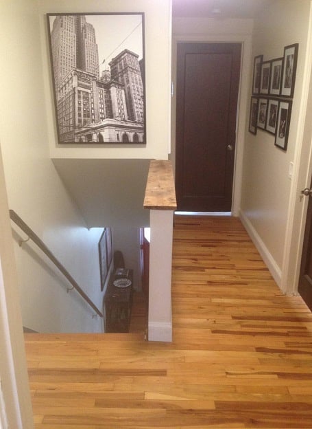stairs to upstairs.