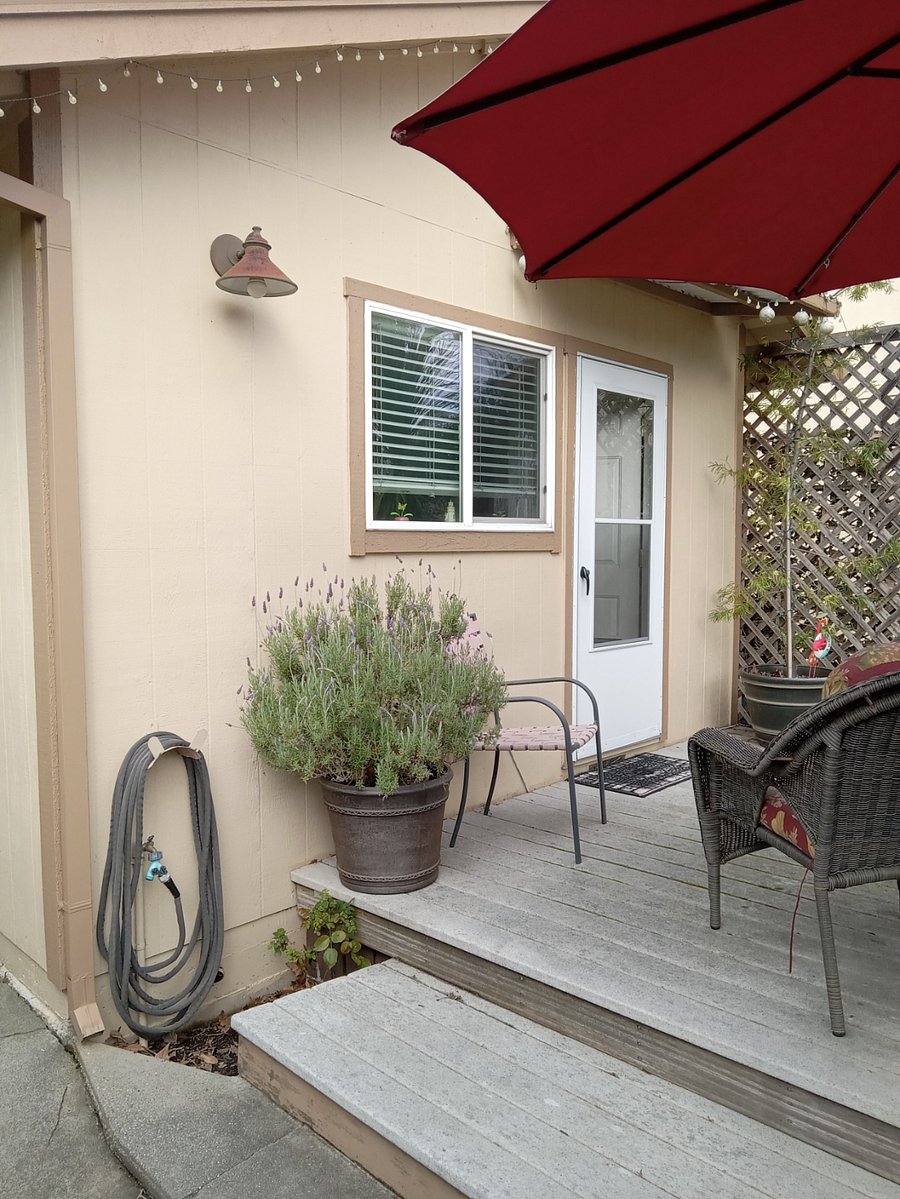 Rear deck and entry