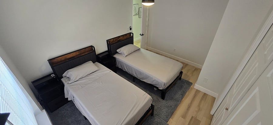 Top floor bedroom 3 (bedroom 4 looks the same and across the hall)