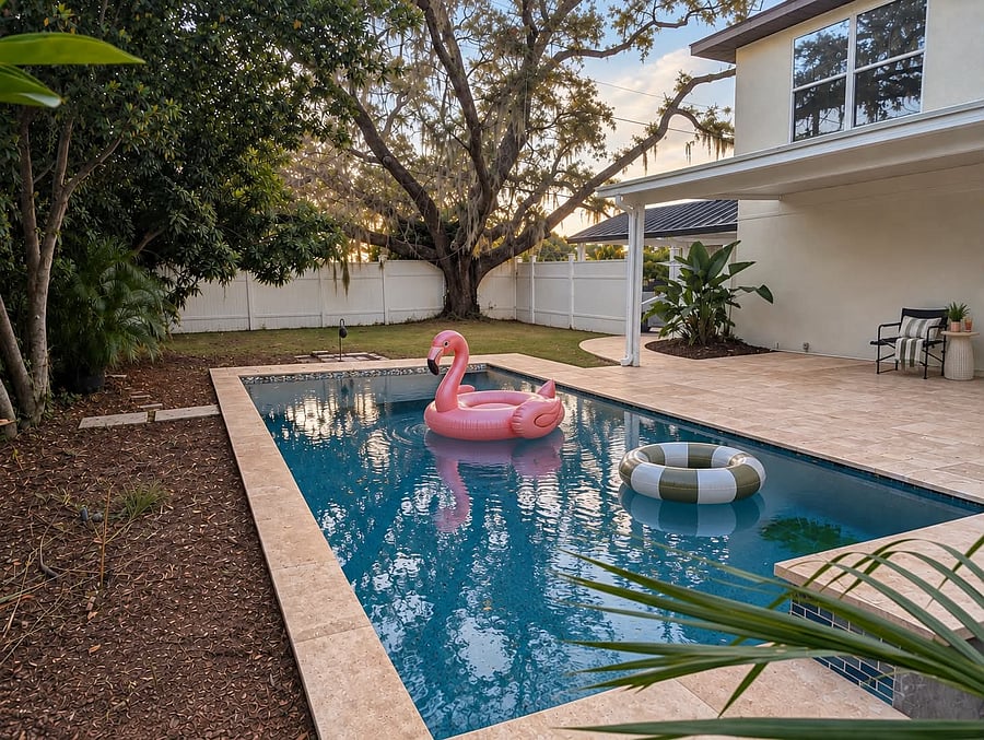 Heated pool