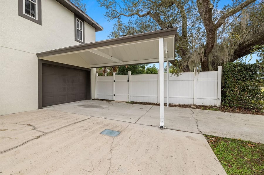 Bedroom 2 dedicated carport parking