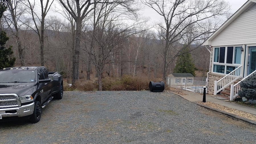 Plenty of safe parking just up the steps from the pool deck.