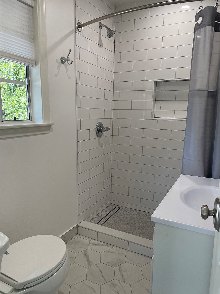 Recently remodeled bathroom