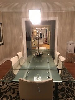Dining room seats 10
