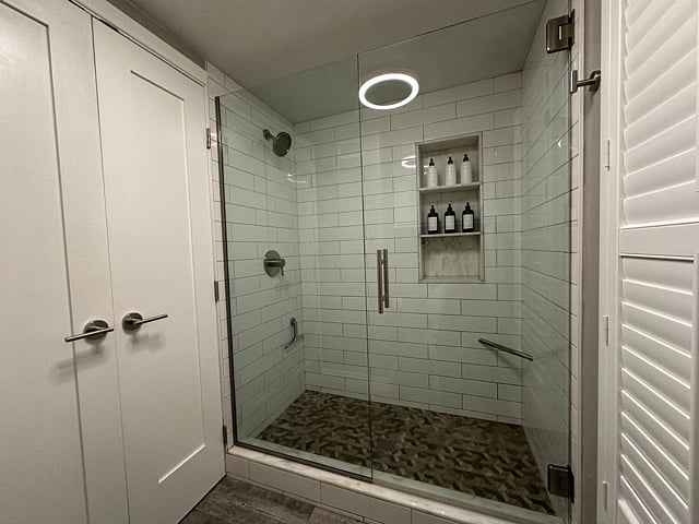 Oversized shower
