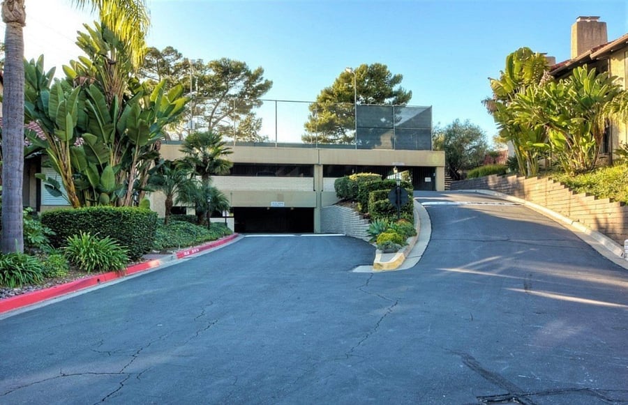 Ample covered guest parking