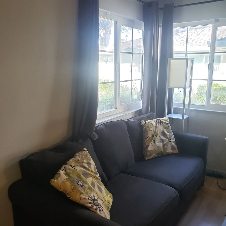 These black out curtains work great if watching a movie during the daytime.