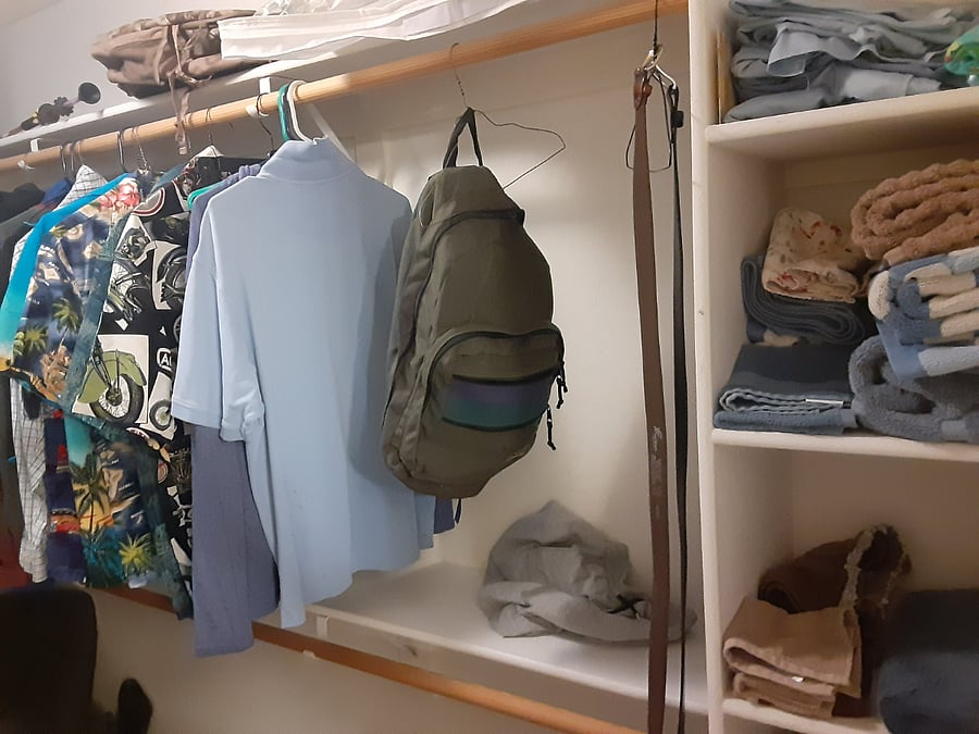 right side of walkin closet