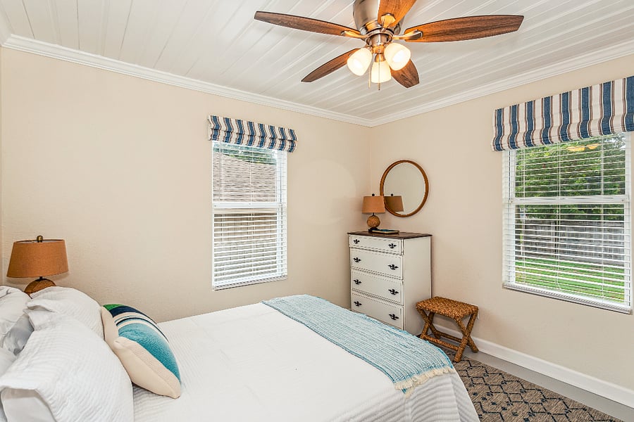 second bedroom with a double bed