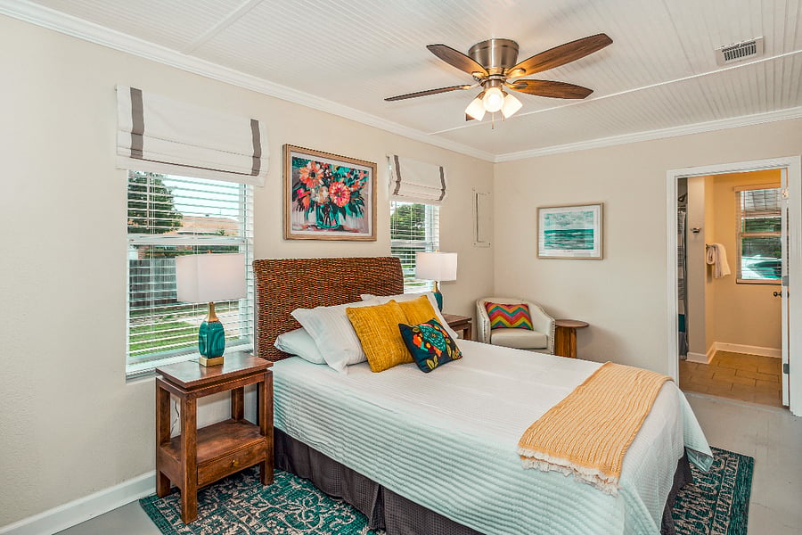Primary bedroom with a queen bed