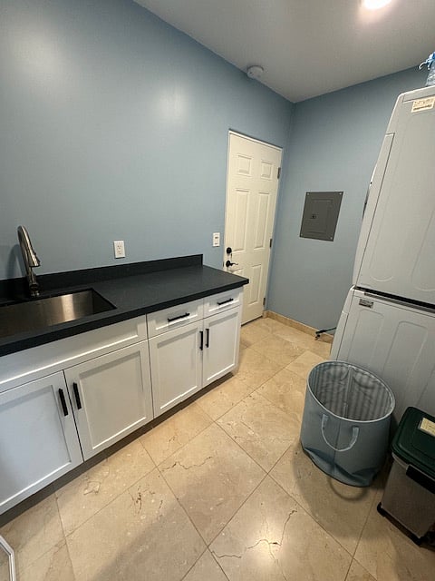 Laundry room.