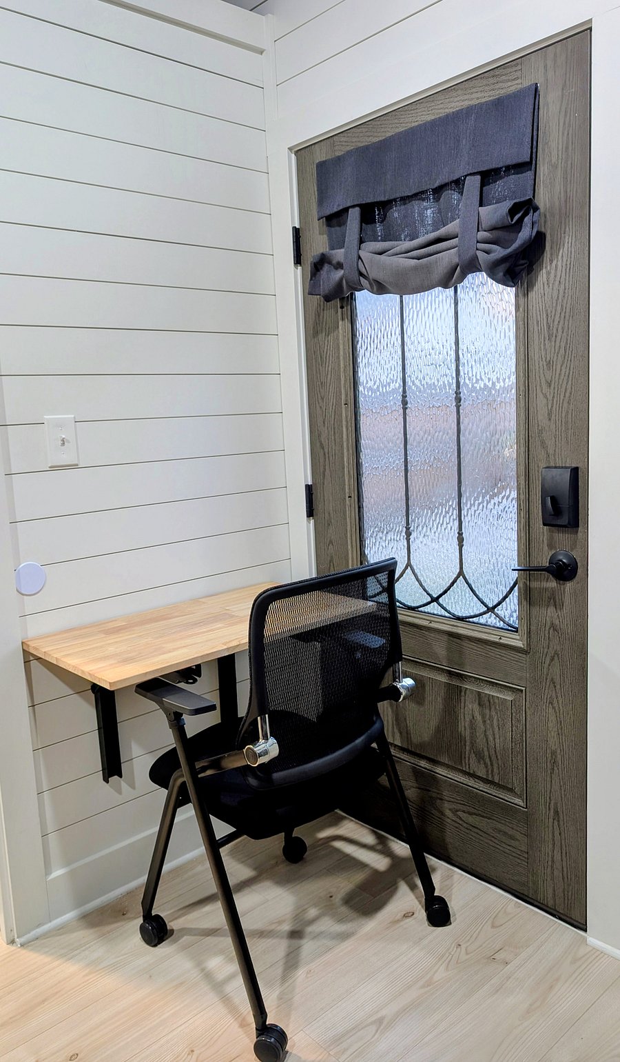 Desk and office chair if you need a dedicated spot to work on a laptop or as another sitting area