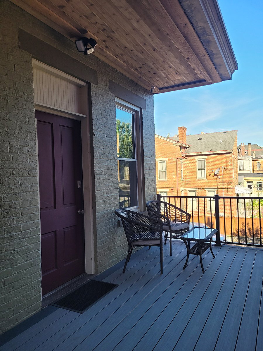 Outside patio seating