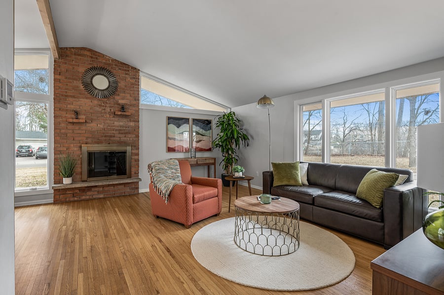 Living room on main level.