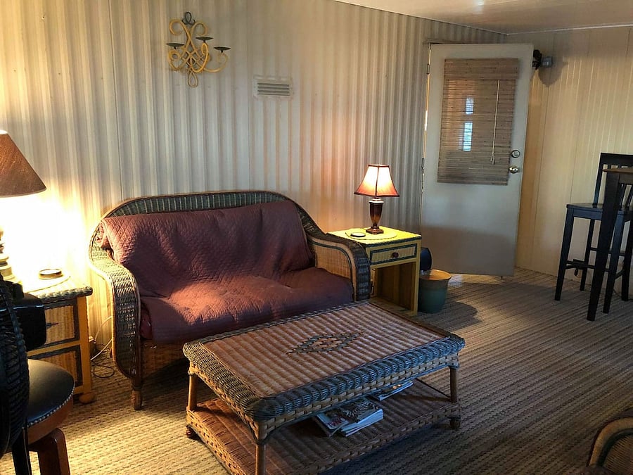 warm and cozy lanai