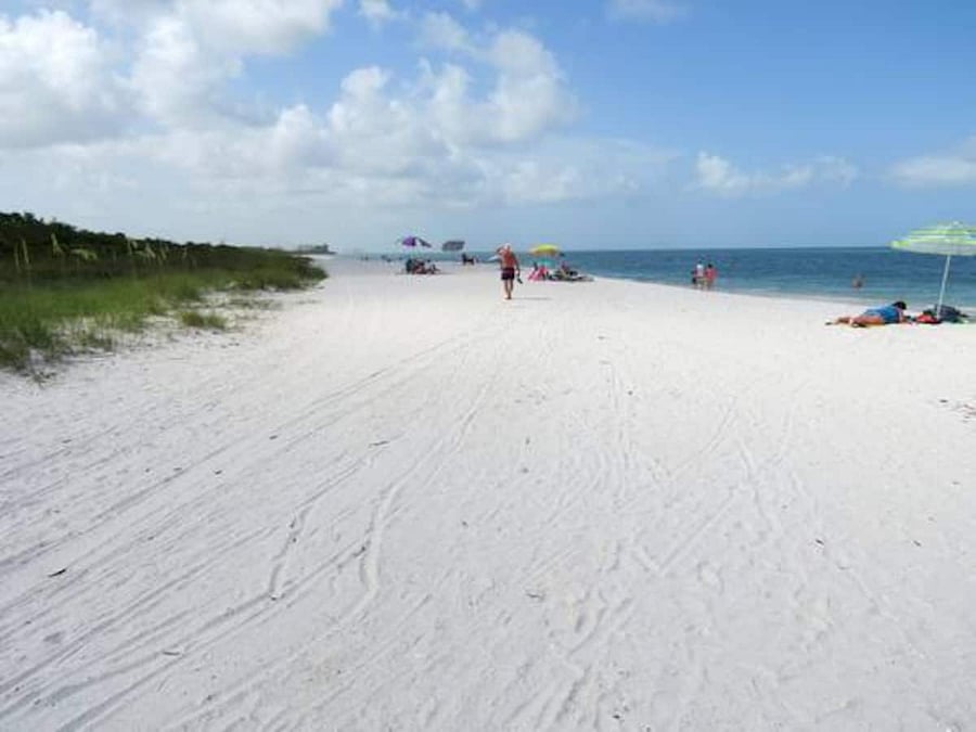 I believe this is the beach in Venice, Florida