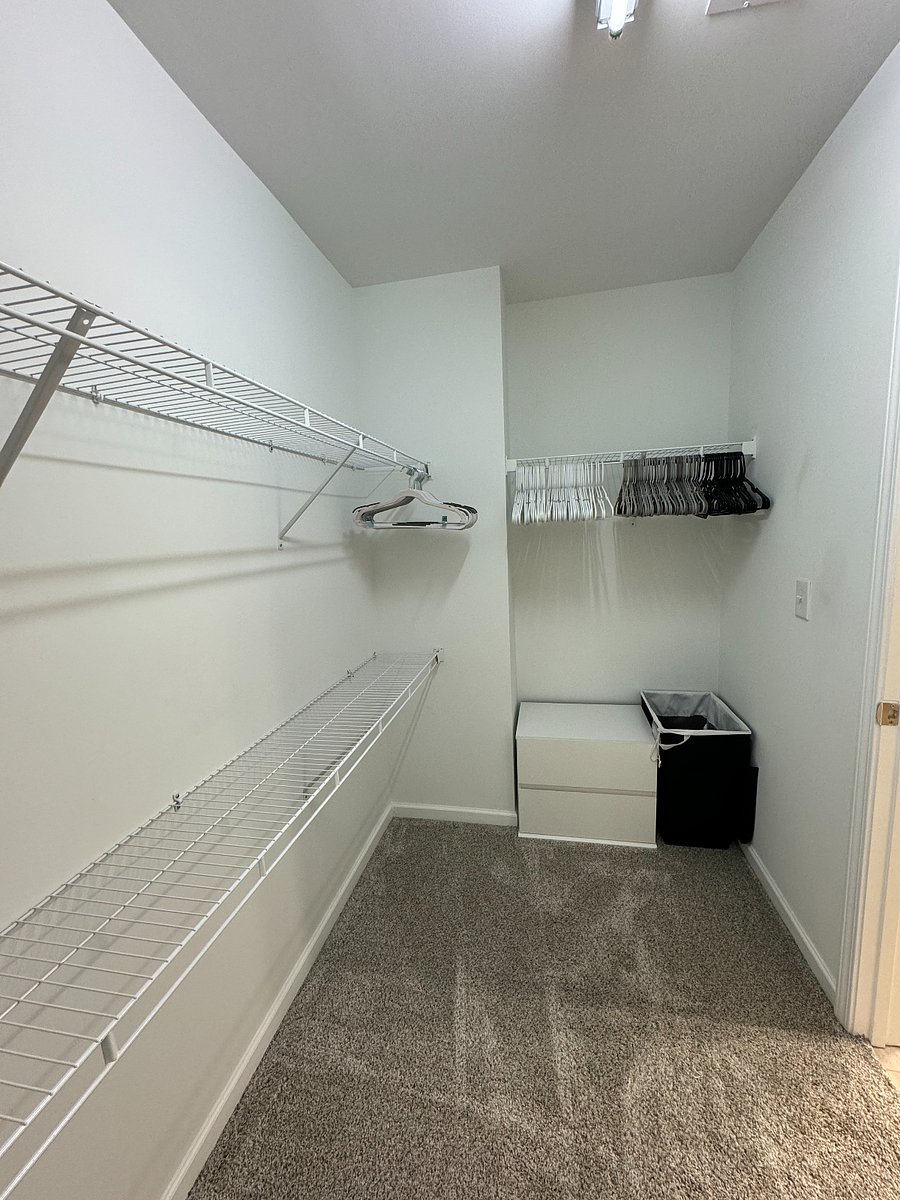 Master walk-in closet