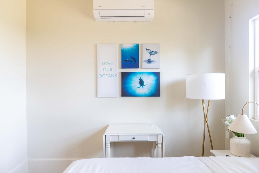 Super quiet mini-split AC with remote control
