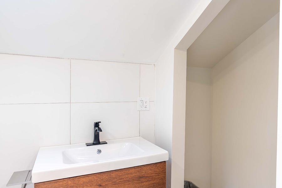 Closet for towels, bath robe, and accessories