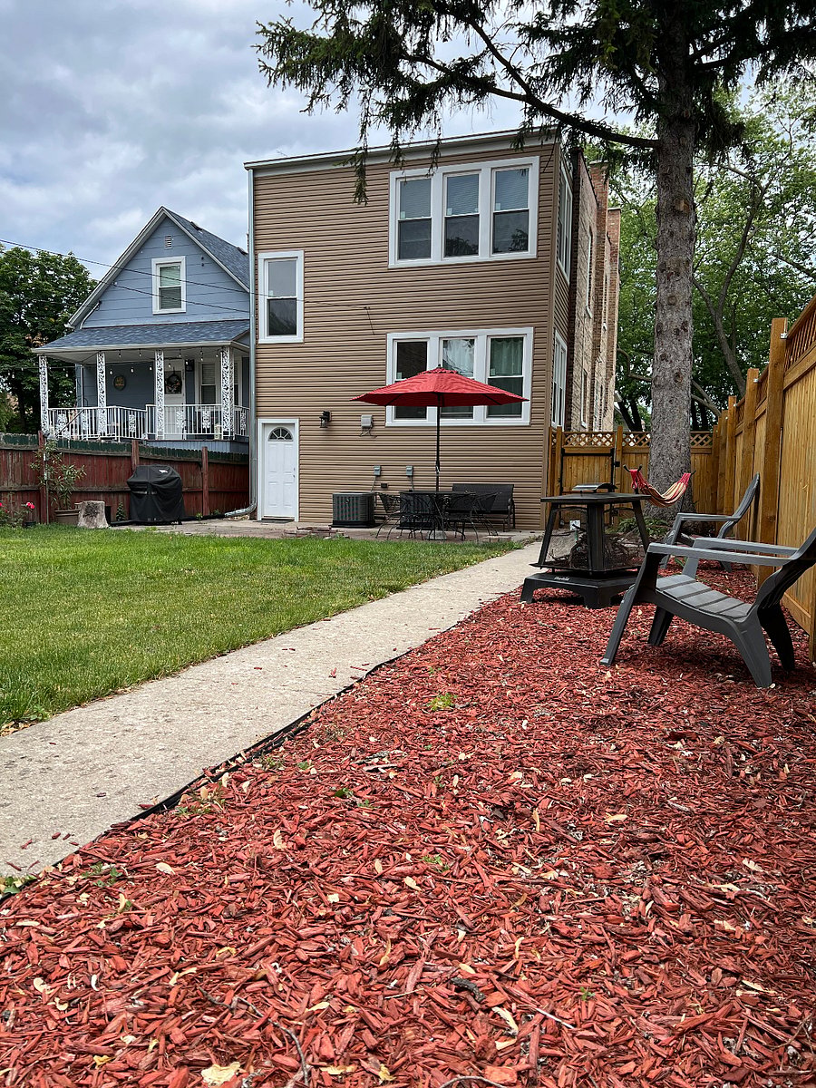 Enclosed backyard