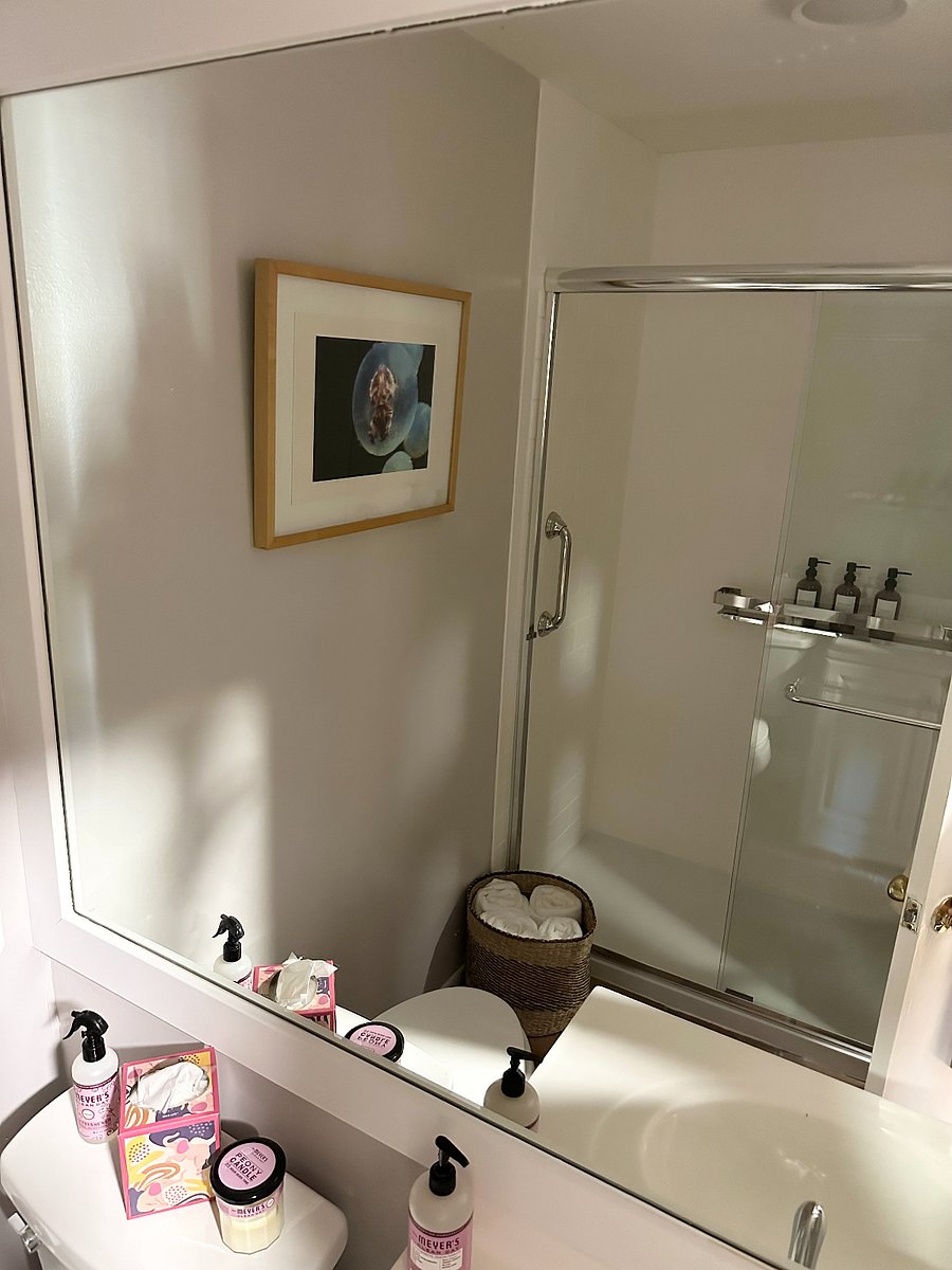 Brand new shower.