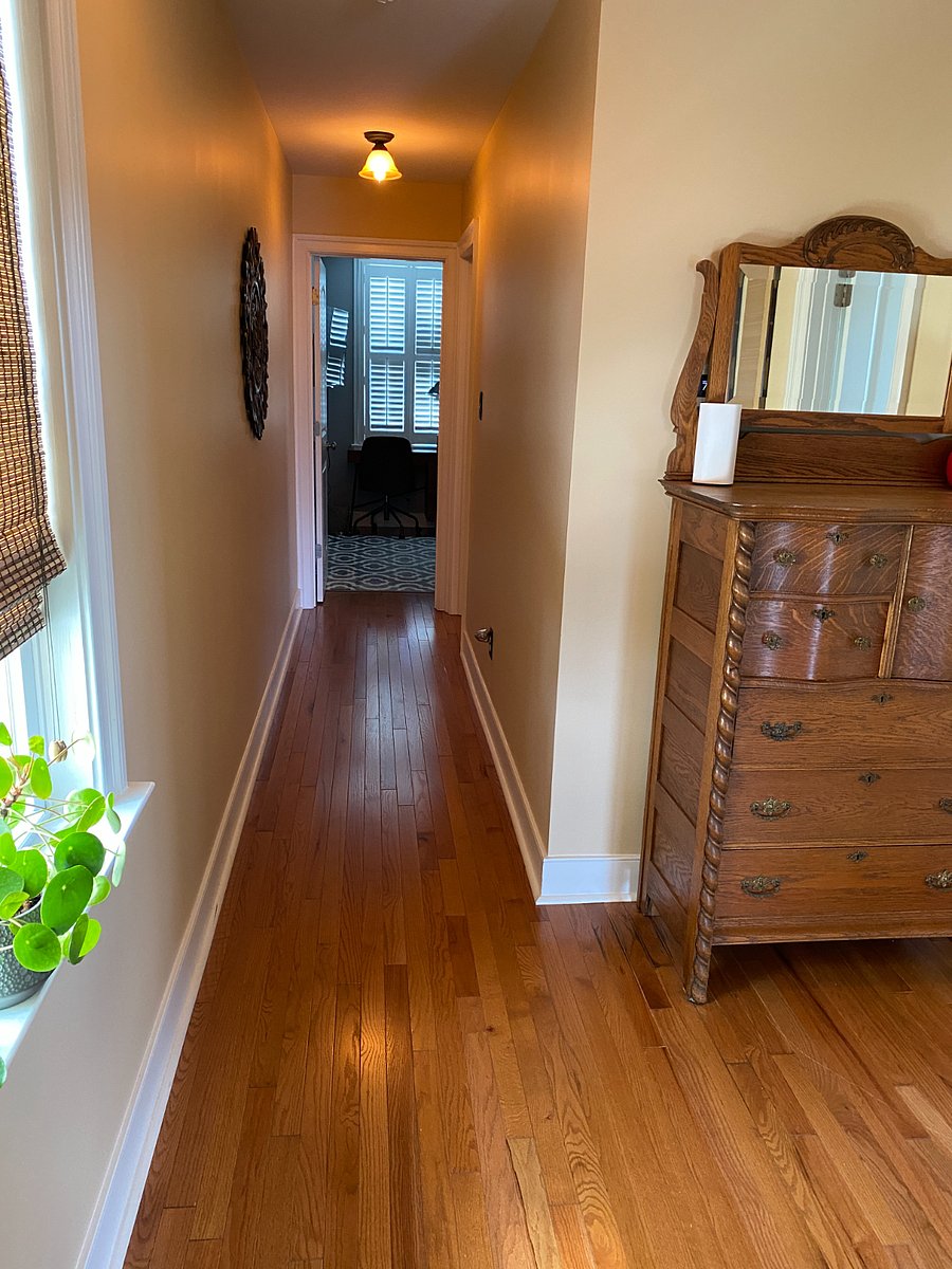 Hallway to your bedroom and separate office