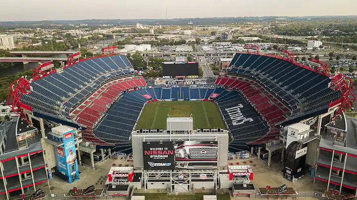 Catch a Nashville Sounds game or take the pedestrian bridge to the NFL Titans.
