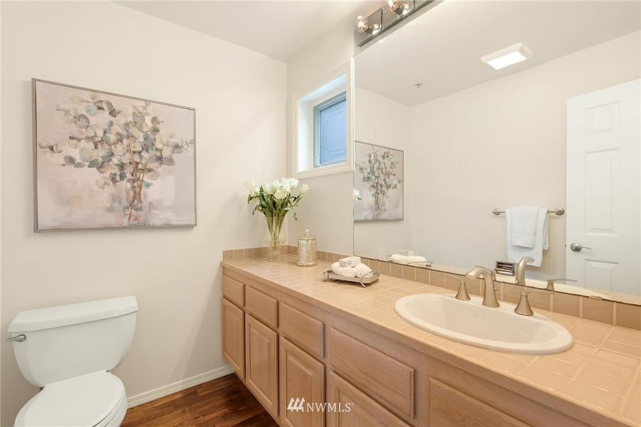 Upstairs Half Bathroom