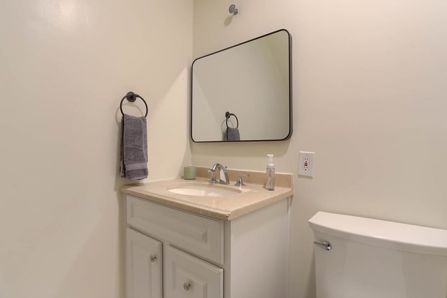 First floor bathroom/laundry room.