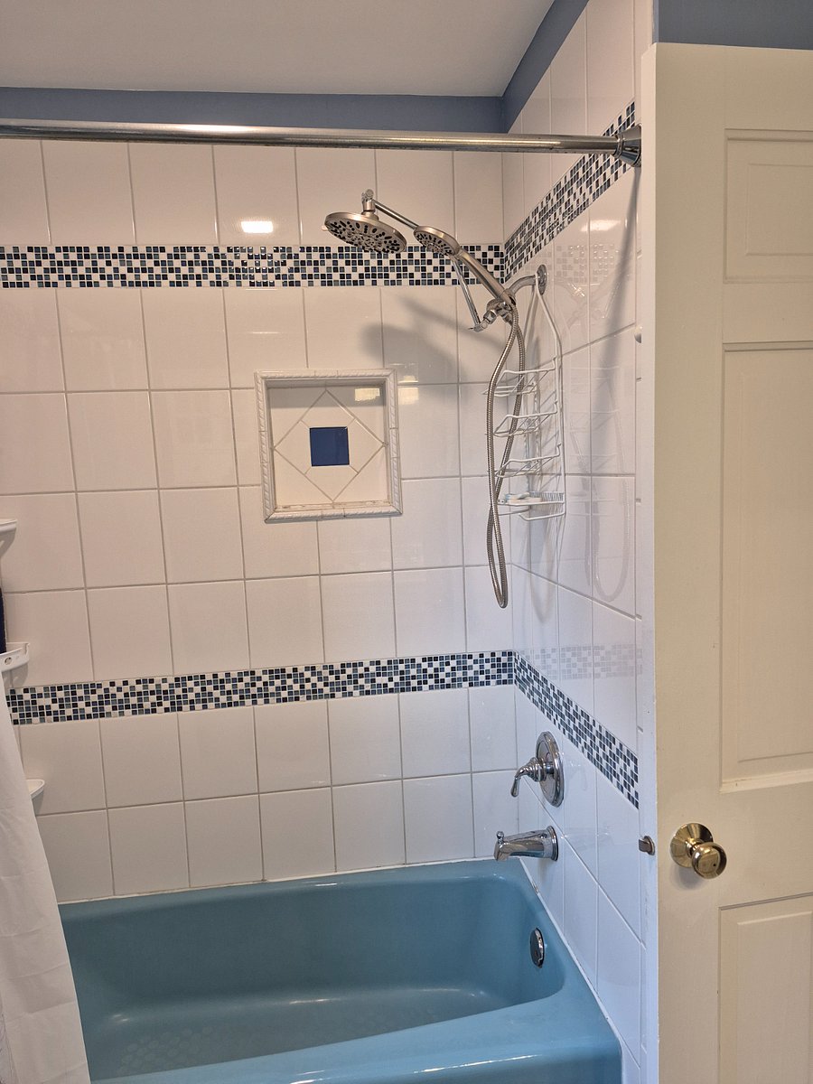 Beautiful tiled shower