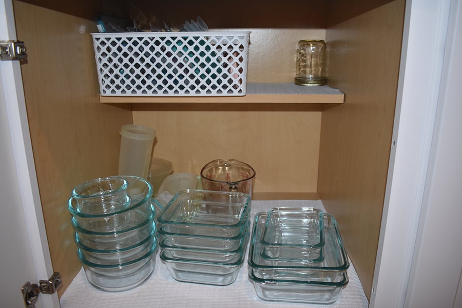 Glass storage containers