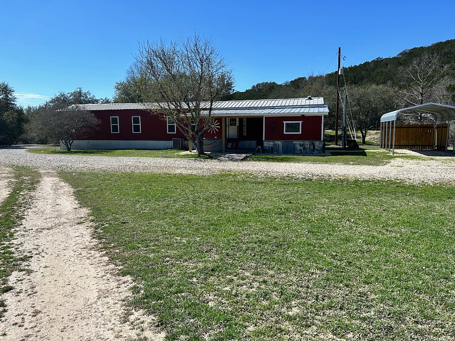 Backyard and Carport