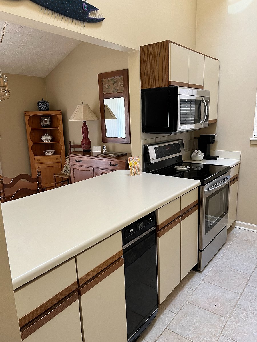 Kitchen looking toward dining area