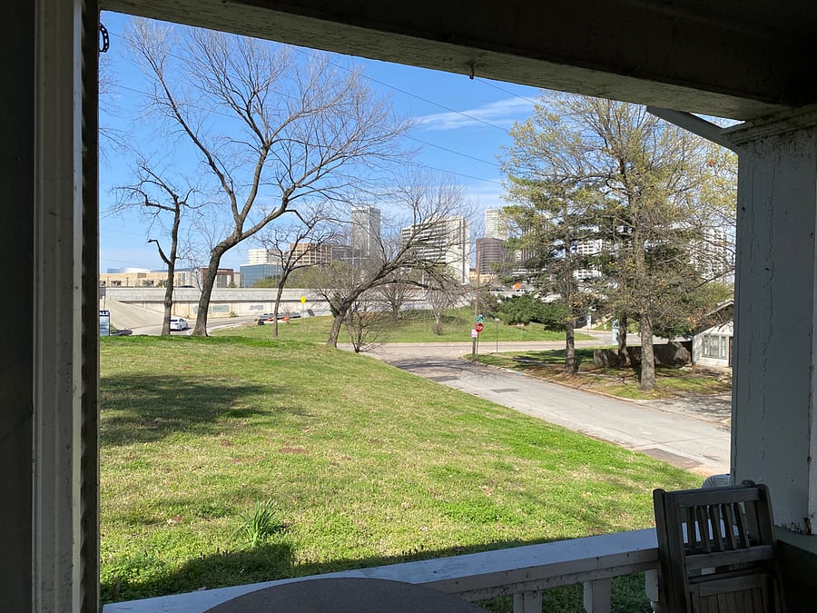 View from the front porch 