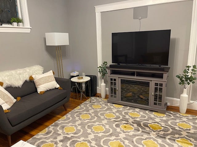 55-inch LG Smart TV in LR