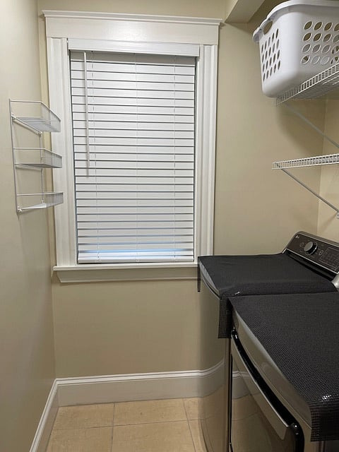 Laundry Rm (adjacent to Kitchen) with LG Washer & Dryer