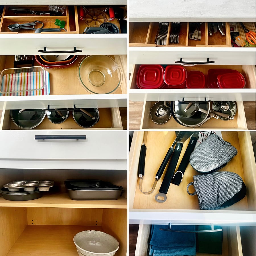 Fully Equipped Kitchen | Measuring Utensils | Mixing Bowls | Pots & Pans | Serving Platters & Trays | Variety of Silverware | Variety of Knifes | Variety