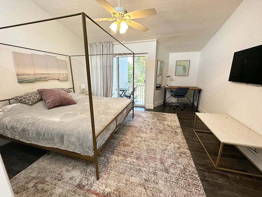 Bedroom 1  Ensuite, Smart TV, Balcony, and Walk-In Closet 