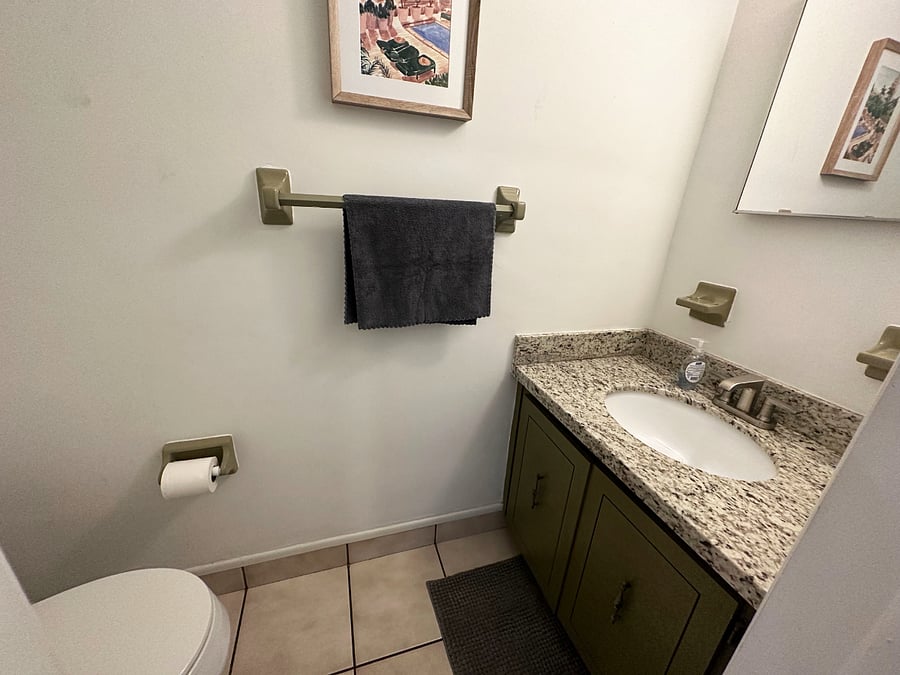 Half Bathroom on First Floor