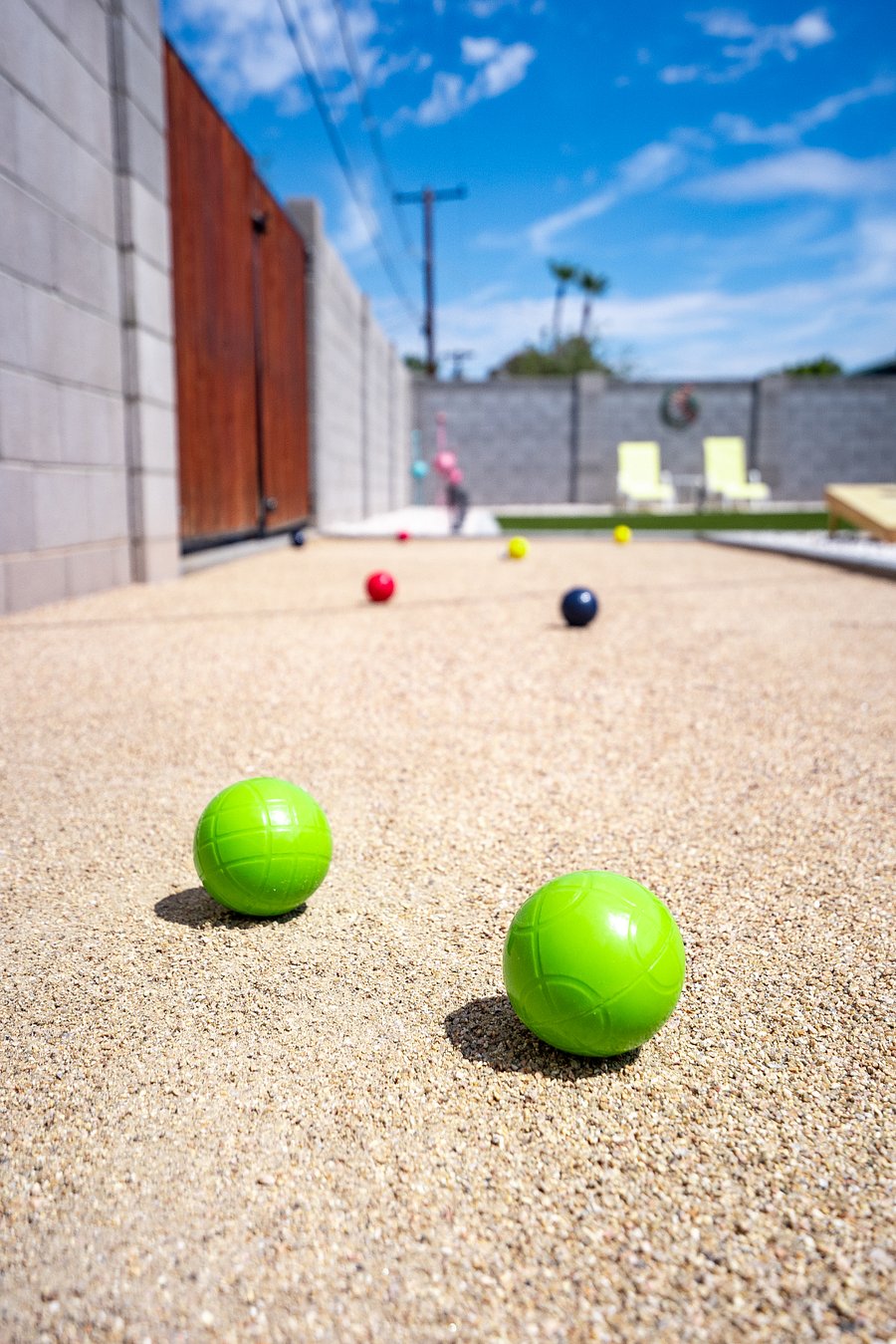Bocce ball court