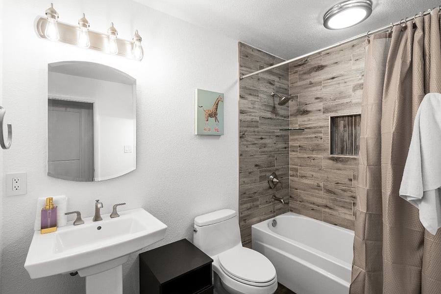 Hallway bathroom