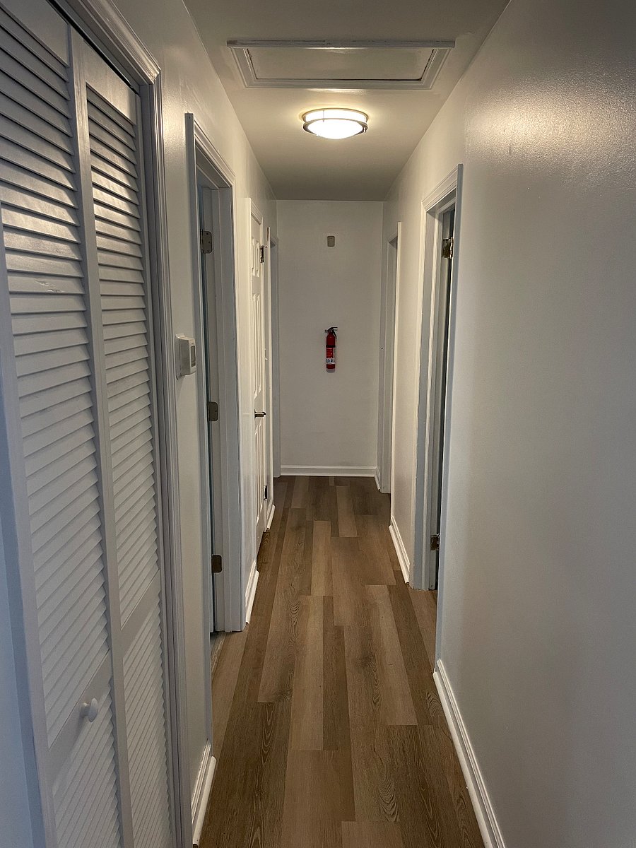 Laundry room closed off
