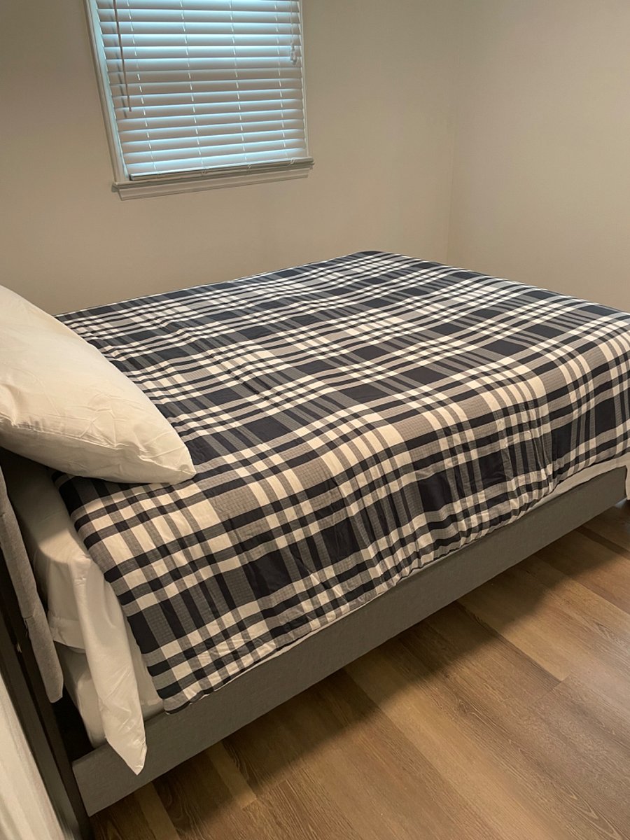 Bedroom 1 is a queen size comfortable bed
