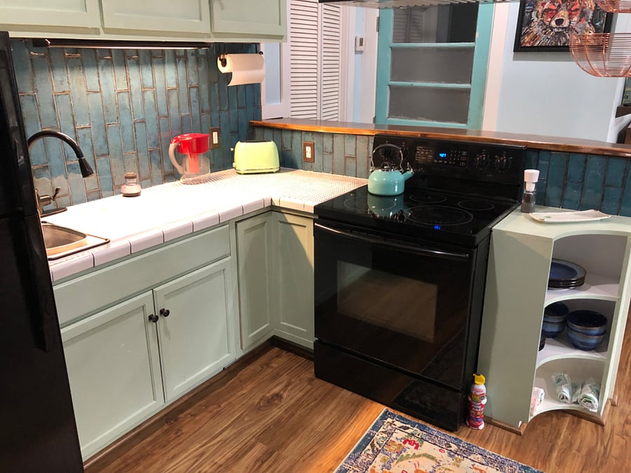 New stove and range,