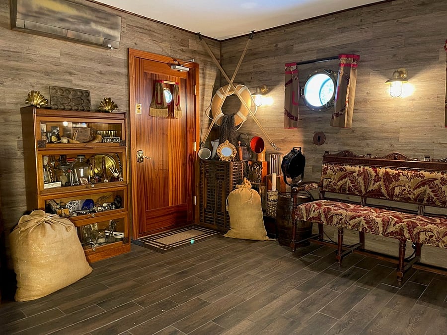 USS Utopia Front Door & Nautical Decor