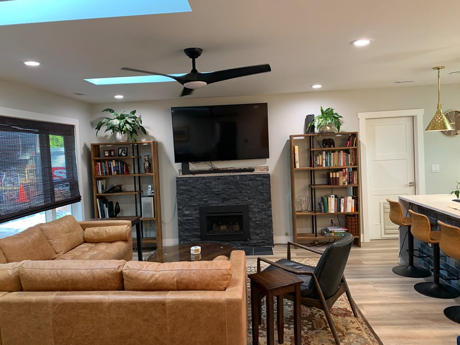 Living room kitchen