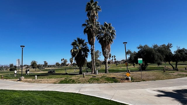 bike paths and golf course