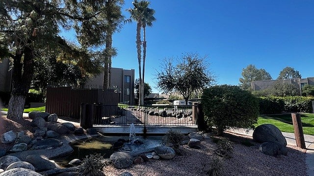 beautifully landscaped grounds and fountains
