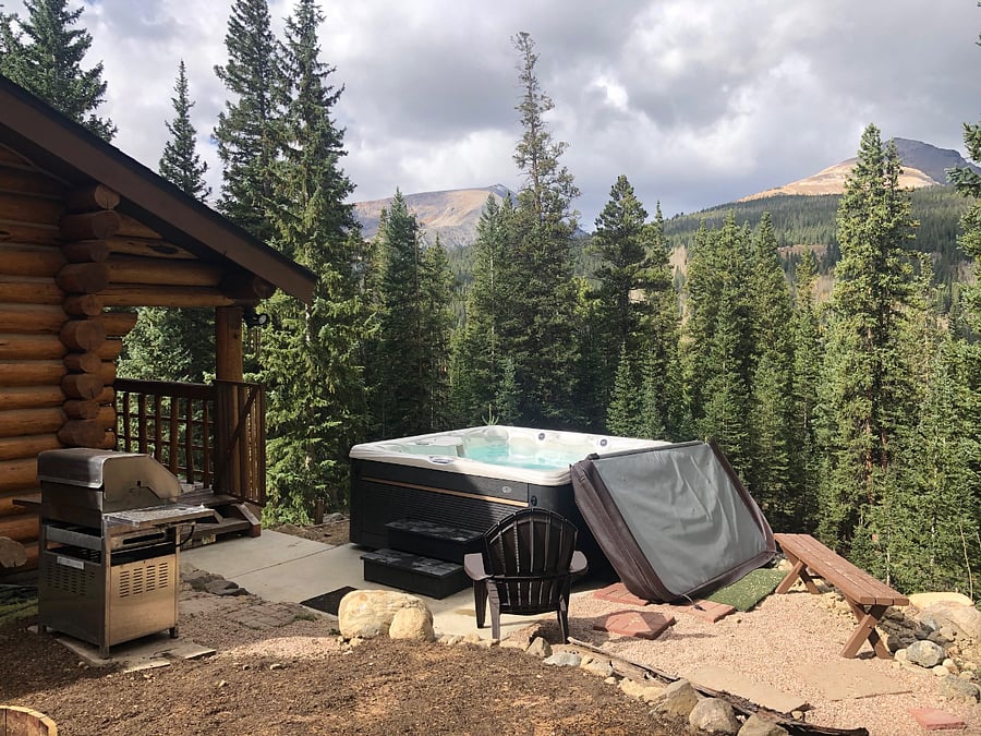 VIEW IN SUMMER- GRILL IS NEXT TO IT AND FIREPIT